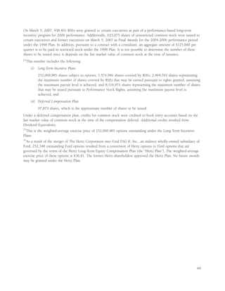 ford 2007 Proxy Statement