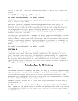 ford 2007 Proxy Statement