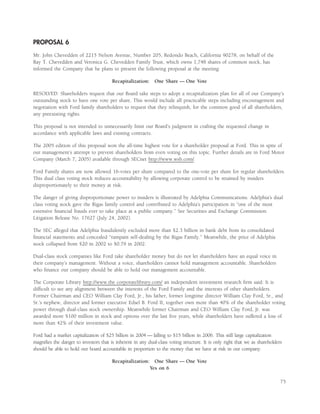 ford 2007 Proxy Statement