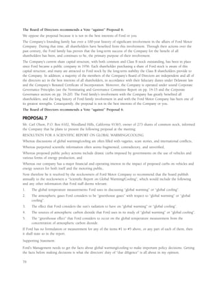 ford 2007 Proxy Statement