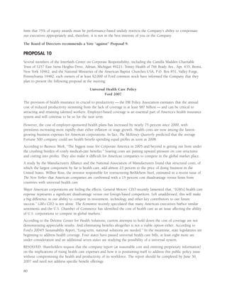 ford 2007 Proxy Statement