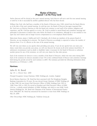 ford 2006 Proxy Statement