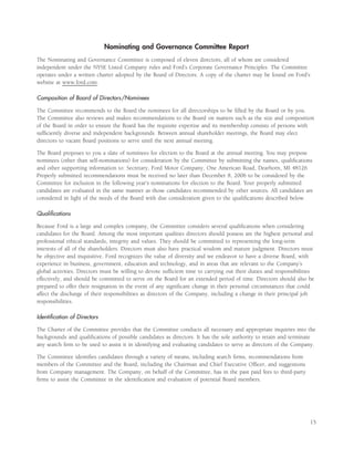 ford 2006 Proxy Statement