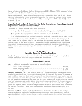 ford 2006 Proxy Statement