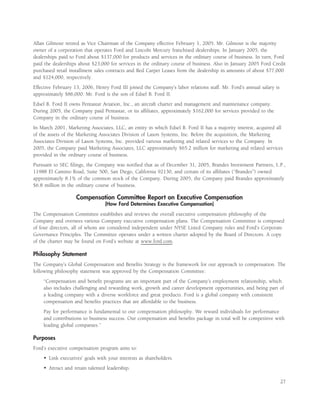 ford 2006 Proxy Statement