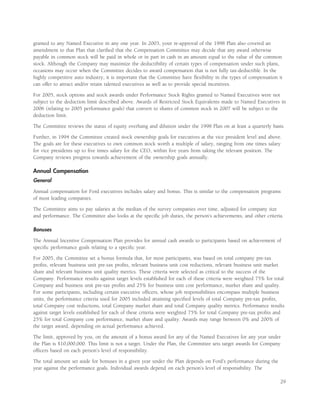 ford 2006 Proxy Statement