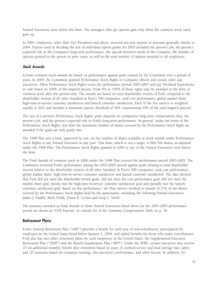 ford 2006 Proxy Statement