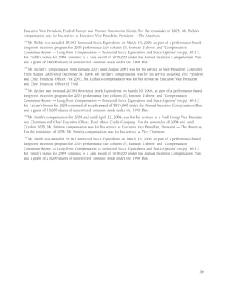 ford 2006 Proxy Statement