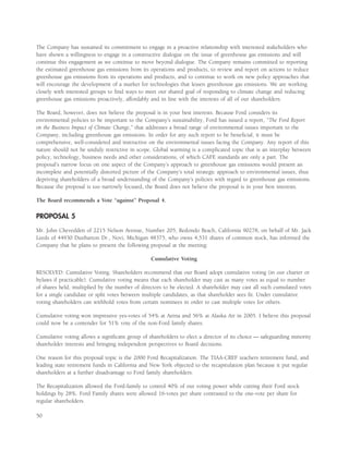 ford 2006 Proxy Statement