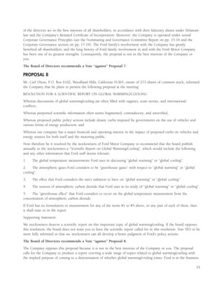 ford 2006 Proxy Statement