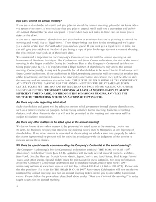 ford 2003 Proxy Statement