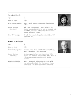 ford 2003 Proxy Statement