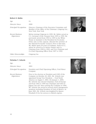 ford 2003 Proxy Statement