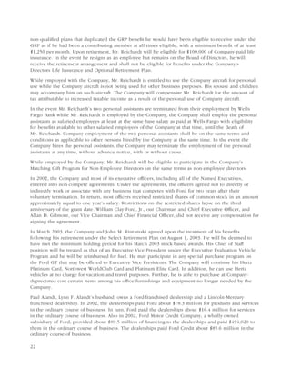 ford 2003 Proxy Statement