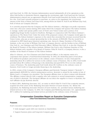 ford 2003 Proxy Statement