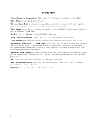 ford 2003 Proxy Statement