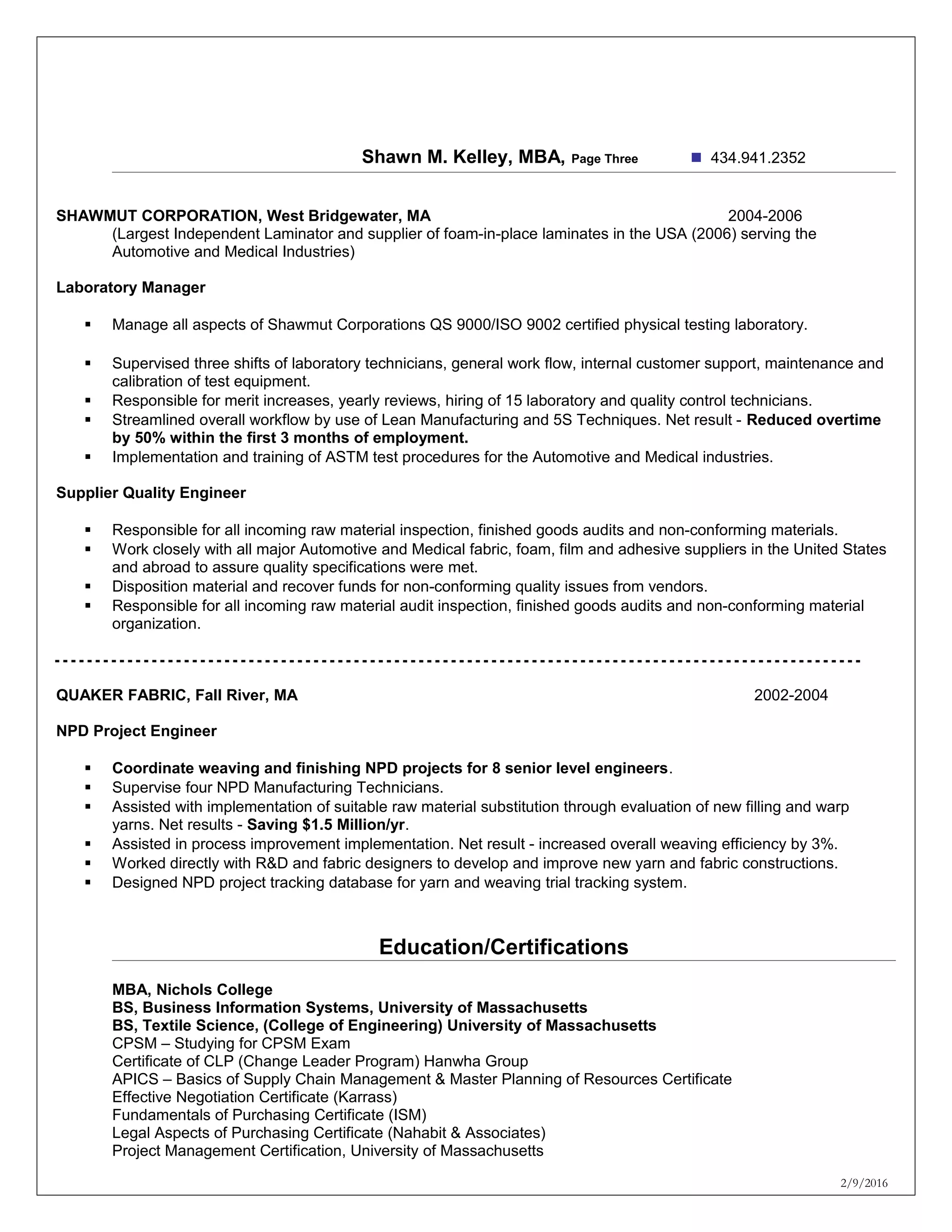 Shawn Kelley Resume PDF - Shawn Kelley Resume 3 2048 