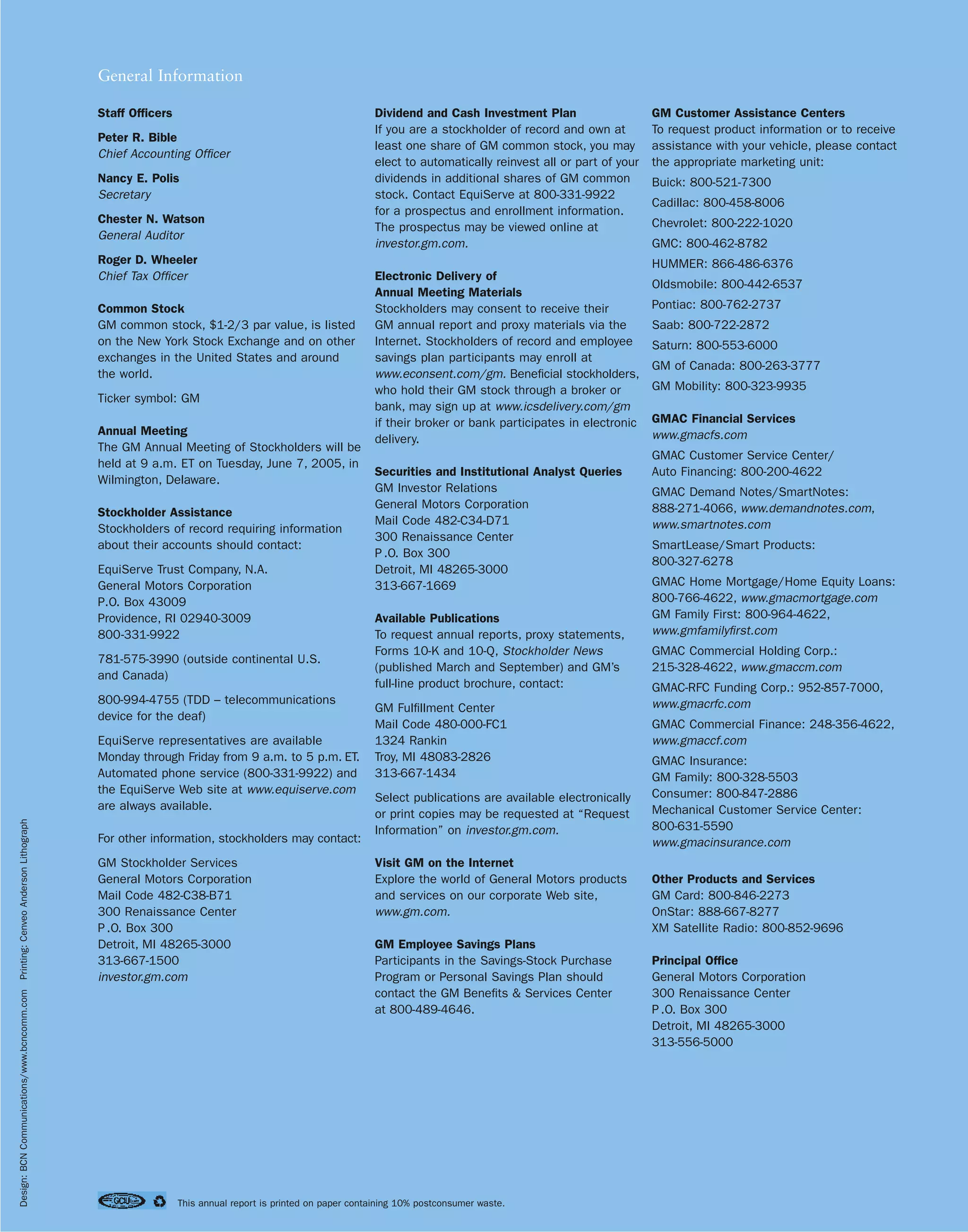 gm 2004 Annual Report  Full Annual Report 