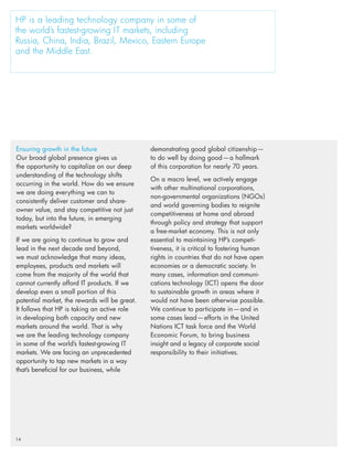 hp 2003 annual report (with graphics)