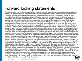 hp 2005  Presentation