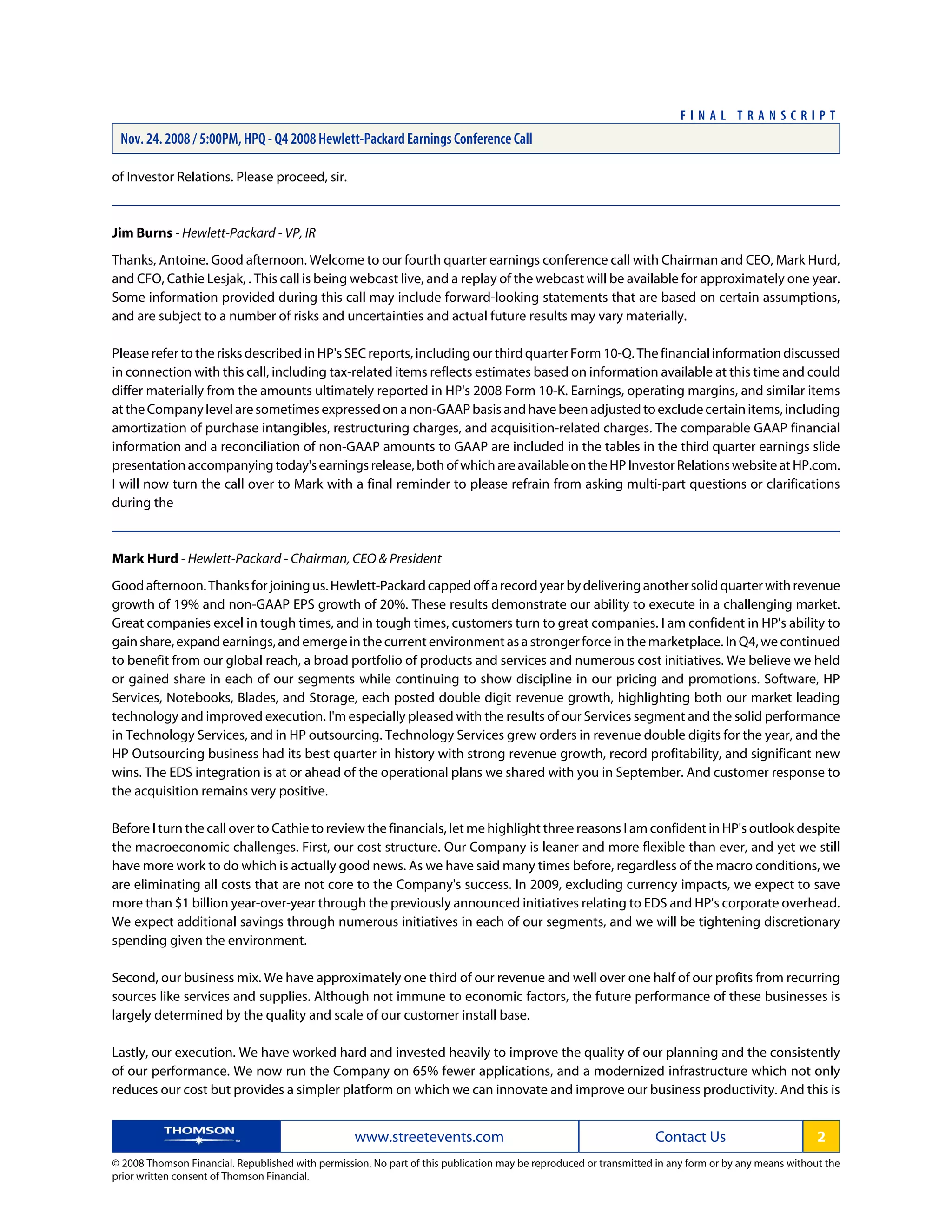 hp 2002 Transcript