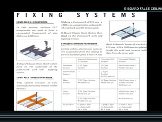 E-BOARD FALSE CEILING
 