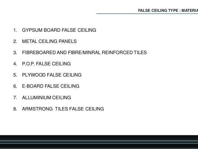 How To Install False Ceiling