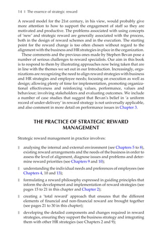 Setting Rewards Study Strategy Strategic Reward Making It Happen Michael Armstrong Duncan Brown | PDF