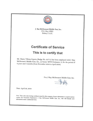 BAAA_Certificates