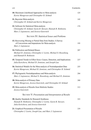 Handbook of Meta analysis in Ecology and Evolution Julia Koricheva ...
