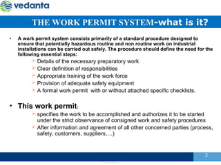 Two Part Non Routine Work Permit Comprehensive Guide to Industrial Work Permit Systems for Safety and ...