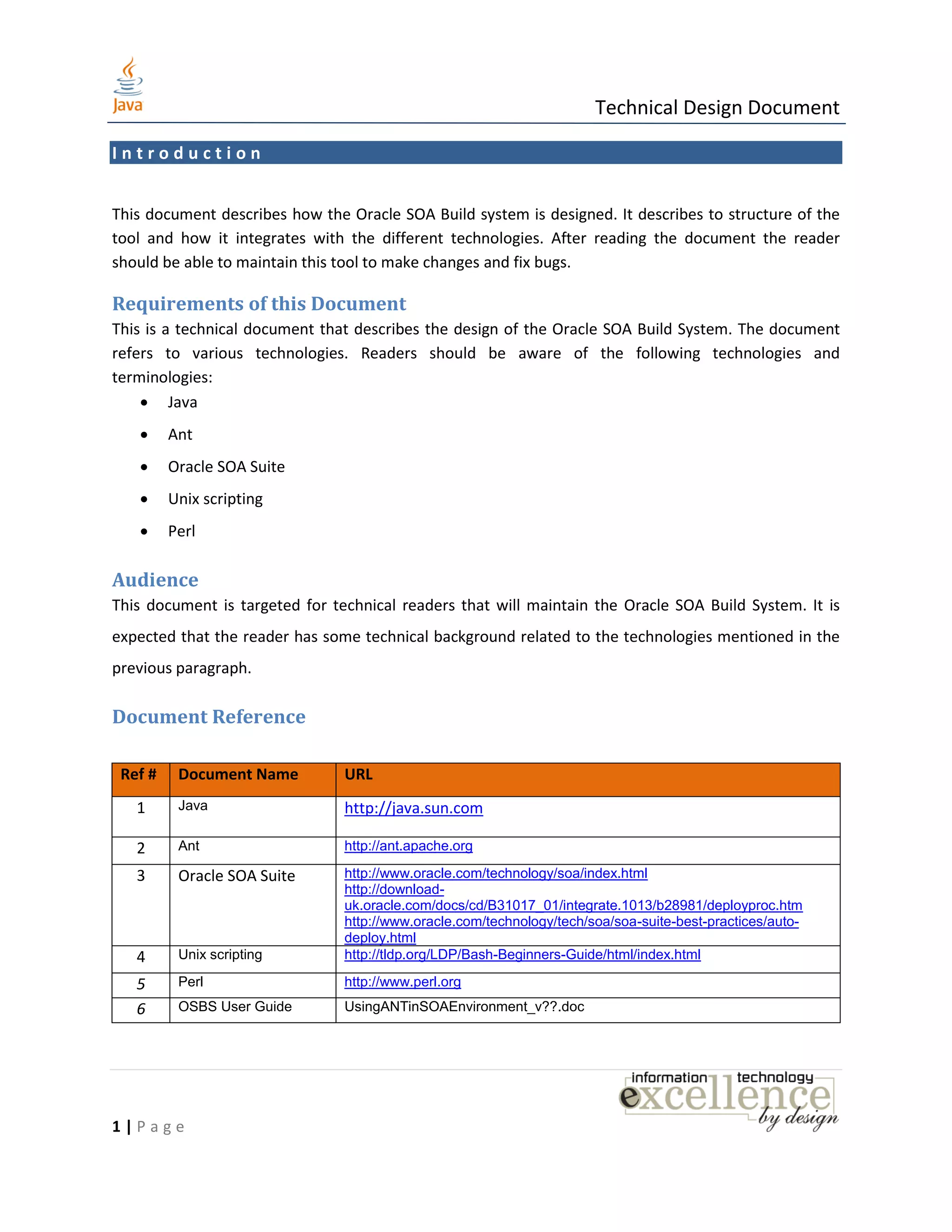Java Technical Design Document | PDF | Operating Systems | Computer ...