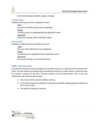 Java Technical Design Document | PDF | Operating Systems | Computer ...