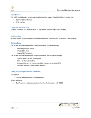 Java Technical Design Document | PDF | Operating Systems | Computer ...