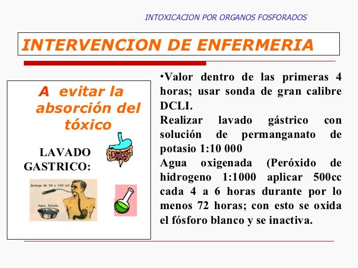 Intoxicación por órganos fosforado. manejo prehospitalario - CICAT-SA…