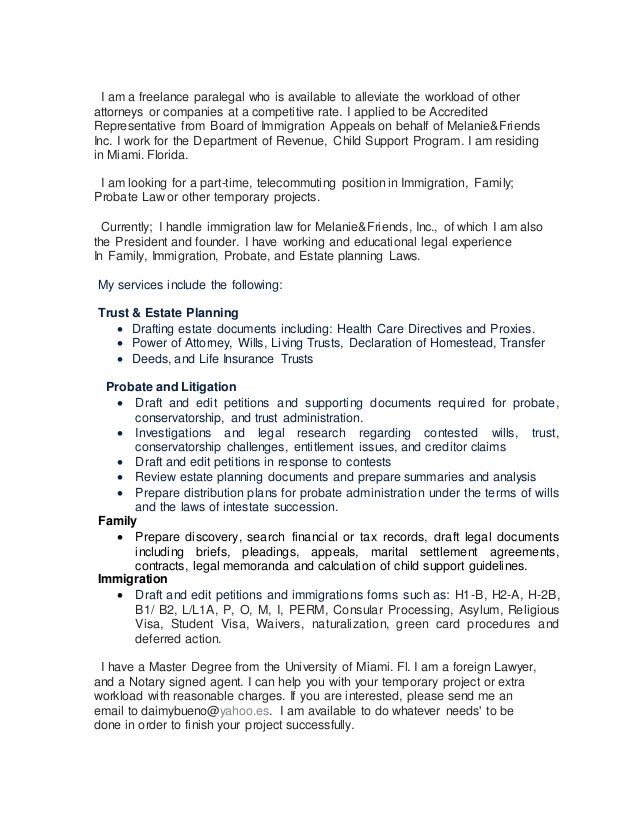 COVER LETTER FOR PARALEGAL COVER LETTER FOR PARALEGAL