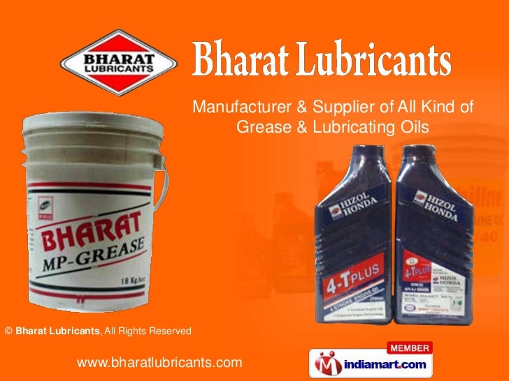 Bharat Lubricants Gujarat India