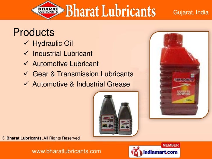 Bharat Lubricants Gujarat India