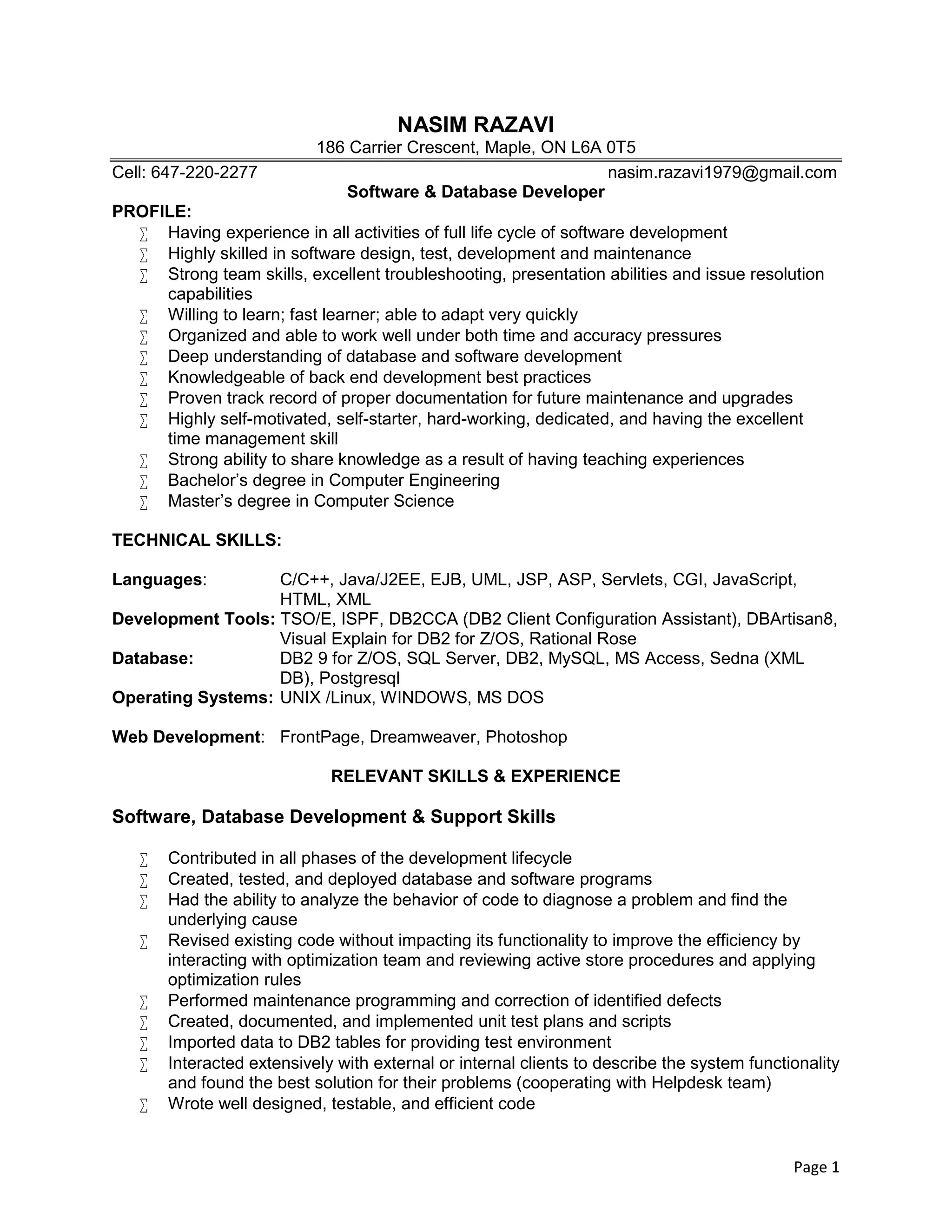 RESUME_NasimRazavi | PDF