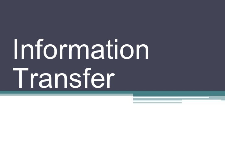 english-information-transfer