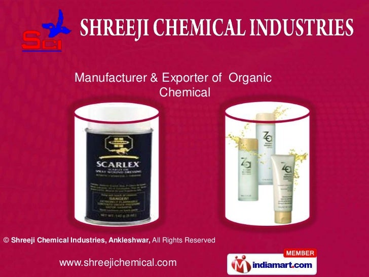 Pharmaceutical Intermediates by Shreeji Chemical Industries Ankleshwar