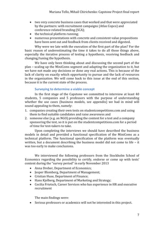 CAPSTONE FINAL REPORT | PDF