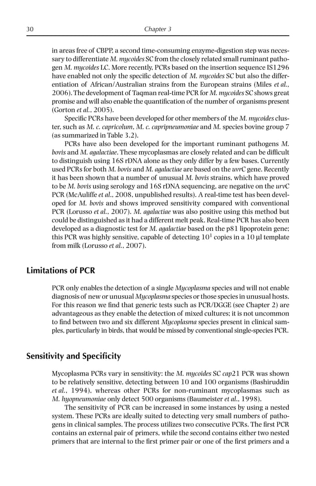 Mycoplasma Diseases of Ruminants First Edition Robin Nicholas | PDF
