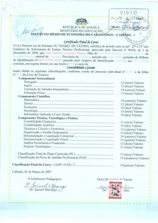 Certificado de Médio