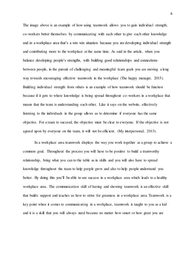Essay on team communication