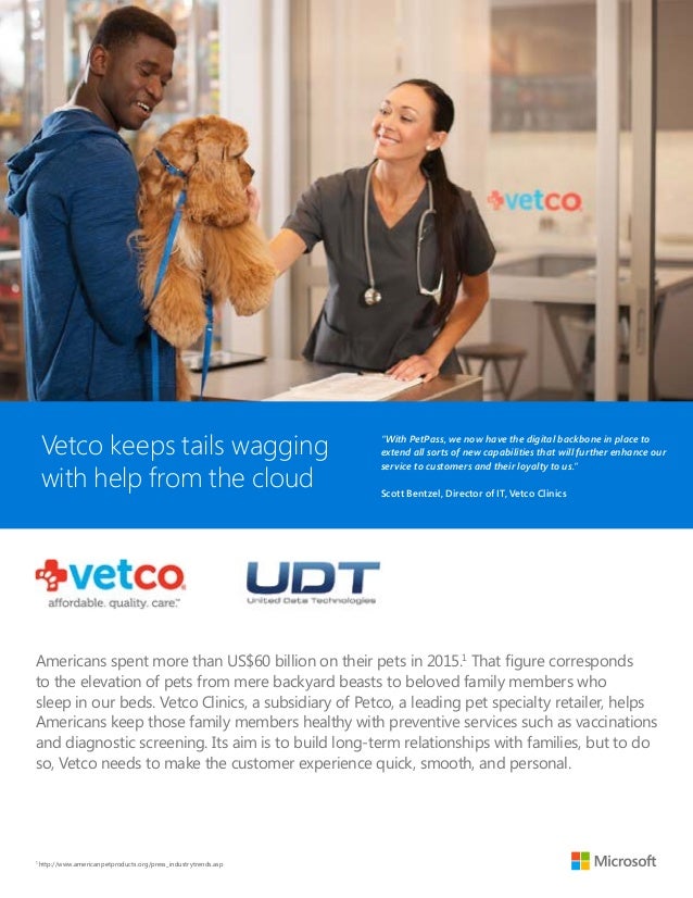 Vetco Clinics and UDT Customer Story
