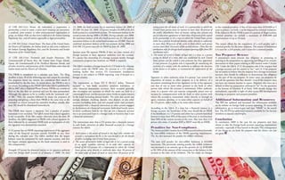 voting power for all shares of stock; (c) a partnership in which the
United States person owns an interest in more than 50 percent of
the profits (distributive share of income, taking into account any
special allocation agreement) or more than 50 percent of the capital
of the partnership; or (d) a trust in which the United States person
either has a present beneficial interest, either directly or indirectly,
in more than 50 percent of the assets or from which such person
receives more than 50 percent of the current income. (Note that the
attribution rules for foreign bank account reporting differ from IRS
attribution rules).
3. The owner of record or holder of legal title is a trust, or a person
acting on behalf of a trust, that was established by such United
States person and for which a trust protector has been appointed.
A trust protector is a person who is responsible for monitoring the
activities of a trustee, with the authority to influence the decisions
of the trustee or to replace, or recommend the replacement of, the
trustee.
Signature or other authority exists if a person “can control the
disposition of money or other property in it by delivery of a
document containing his or her signature (or his or her signature
and that of one or more other persons) to the bank or other
person with whom the account is maintained. Other authority
exists in a person who can exercise comparable power over an
account by communication with the bank or other person with
whom the account is maintained, either directly or through an
agent, nominee, attorney, or in some other capacity on behalf of
the US person, either orally or by some other means.”
According to the Q&A, if a trust has a financial interest in a
foreign account, the beneficiary of the trust should file an FBAR
if the beneficiary is a US person and either has a present beneficial
interest in more than 50% of the assets of the trust or receives more
than 50% of the current income of the trust. Also note that a US
person who owns a Canadian RSP or RRSP must file an FBAR.
Penalties for Non-Compliance
TheAmericanJobsCreationActof2004enactedanewcivilpenalty
for non-willful violations of the FBAR reporting requirements.
The Act also increased the penalty for willful violations.
The new civil penalty for non-willful violations is $10,000
maximum. The previously existing penalty for willful violations
was increased to an amount up to the greater of: (a) $100,000
or (b) 50% of the amount of the transaction or the balance in the
account at the time of the violation. The Act made no changes
31 CFR 103.11(z): Person. An individual, a corporation, a
partnership, a trust or estate, a joint stock company, an association,
a syndicate, joint venture, or other unincorporated organization or
group, an Indian Tribe (as that term is defined in the Indian Gaming
Regulatory Act), and all entities cognizable as legal personalities.
31 CFR 103.11(nn): United States. The States of the United States,
the District of Columbia, the Indian lands (as that term is defined in
the Indian Gaming Regulatory Act), and the Territories and Insular
Possessions of the United States.
31 CFR 103.11(tt): Territories and Insular Possessions. The
Commonwealth of Puerto Rico, the United States Virgin Islands,
Guam, the Commonwealth of the Northern Mariana Islands, and
all other territories and possessions of the United States other than the
Indian lands and the District of Columbia.
The FBAR is completed on a calendar year basis. The filing
deadline is June 30 of the following year and cannot be extended.
Tax preparers know tax returns are considered filed timely if
postmarked by the due date. As noted above, the FBAR is not a
tax return. According to the FBAR Q&A (the Q&A) published by
IRS in 2007 after a National Phone Forum, FBARs are considered
filed on the day they are received and not the date postmarked.
Although this appears to be in conflict with the “postmark rule”
of IRC 7502, the practice followed by many tax preparers of
preparing and giving a client their FBAR at the same time as the
extended tax return (around the extended deadline, usually after
June 30) should be abandoned immediately.
The FBAR does require a signature, but a penalty of perjury
statement is not included. The Q&A noted that a faxed signature
is not acceptable. If the filer cannot otherwise meet the June 30
deadline, the Q&A suggested an FBAR with a faxed signature be
filed, followed by an amended FBAR with an explanation of why
the signature was obtained late attached.
A US person has an FBAR reporting requirement if the aggregate
value of the financial accounts exceeds $10,000 at any time
during the calendar year. The Q&A clarified that the largest
balance must be computed for each separate account, and that
the largest amount appearing on the bank statement is used in
this computation.
Example: US person has financial interest in (or signatory authority
over) one foreign bank account as of January 1, 2008. On June
15, 2008, the bank account has its maximum balance for 2008 of
$5,100. On June 16, 2008, US person transfers $5,000 of the first
bank account to a second bank account.The maximum balance in the
second account during 2008 is $5,000. During calendar year 2008,
the maximum balance of the first bank account was $5,100 and the
maximum balance in the second bank account was $5,000. Since the
combined maximum balance of the two accounts during 2008 was
$10,100, US person must file an FBAR by June 30, 2009.
Spouses must file separate FBARs if they are joint owners of a
foreign account or have signature authority over the account.
If a spouse has ownership of a foreign account merely through
community property law, however, no FBAR is required.
The Q&A considers a foreign branch of a US bank to be a foreign
account under the FBAR rules. An account at a US military
banking facility that services US Government installations
overseas is not subject to FBAR reporting, even if located in a
foreign country.
The instructions to Form TD F 90-22.1 define “financial
account” as “any bank, securities, securities derivatives, or
other financial instruments accounts. Such accounts generally
also encompass any accounts in which the assets are held in a
commingled fund, and the account owner holds an equity interest
in the fund (including mutual funds). The term also means any
savings, demand, checking, deposit, time deposit, or any other
account (including debit card and prepaid credit card accounts)
maintained with a financial institution or other person engaged
in the business of a financial institution. Individual bonds, notes,
or stock certificates held by the filer are not a financial account
nor is an unsecured loan to a foreign trade or business that is not
a financial institution.”
The instructions state that a US person has a financial interest
in each bank, securities or other financial account in a foreign
country for which:
1. Such person is the owner of record or has legal title, whether the
account is maintained for his or her own benefit or for the benefit
of others including non–United States persons.
2. The owner of record or holder of legal title is: (a) a person acting
as an agent, nominee, attorney, or in some other capacity on
behalf of the US person; (b) a corporation in which the United
States person owns directly or indirectly more than 50 percent of
the total value of shares of stock or more than 50 percent of the
to the criminal penalties. A fine of not more than $250,000 or 5
years in prison—or both—can be imposed for criminal violations.
If the failure to file the FBAR is part of a pattern of illegal activity,
criminal penalties can include a maximum of $500,000 and
imprisonment of up to 10 years.
The statute allows for the imposition of a civil penalty and a
criminal penalty for the same violation. The statute of limitations
is 6 years for a civil penalty, and 5 years for a criminal penalty.
Tax Preparer Beware
A practitioner must exercise due diligence in preparing or
assisting in the preparation or, approving and filing of tax returns,
documents or other papers relating to IRS matters under Circular
230. Under the Q&A, if (1) the preparer asks if the taxpayer had
a foreign account and the answer is “no,” and (2) if the preparer
has no reason to believe that the taxpayer has a foreign investment
account, that should be sufficient to demonstrate due diligence
on the part of the tax preparer. In many cases, tax preparers do
not ask the question, but they should—even if the taxpayer does
not have any interest income to report. Preparers who have set a
default in their tax preparation software to “no” for the questions
at the bottom of Schedule B of Form 1040 should change this
immediately, especially in light of other recent IRS developments
focusing on preparers and preparer penalties.
Additional Information and Resources
The IRS has updated and increased the information available
on its website on foreign bank account reporting. To access this
information, go to www.irs.gov and type “FBAR” in the search
box. The AICPA has additional resources available for Tax Section
members at tinyurl.com/b4vp5o.
Conclusion
In conclusion, 2009 is the year for tax preparers and their
clients to take the foreign bank account reporting requirements
seriously—especially if they haven’t in the past. The consequences
of not doing so—to both the preparer and the client—are just
too great.
57INTERIM REPORT 2nd Edition 200956 INTERIM REPORT 2nd Edition 2009
 