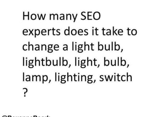 So what is SEO?
 