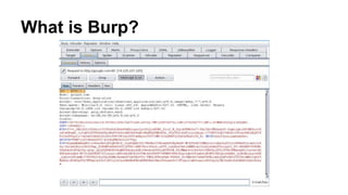 What is Burp?
 