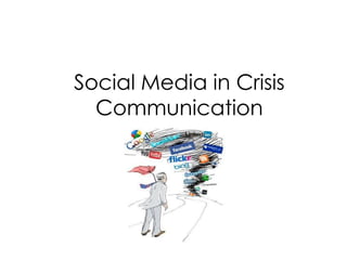 Social Media in Crisis
Communication
 